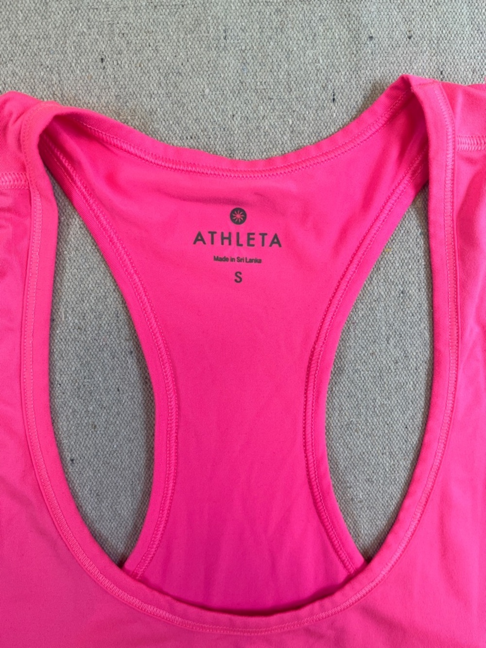Athleta Neon Pink Racerback Performance Tank - Picture 2 of 12